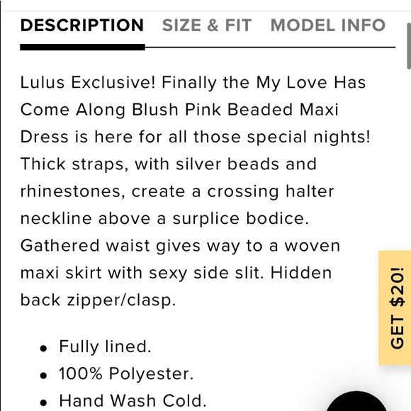 Blush Pink Beaded Maxi Dress from LULUS - Picture 12 of 14